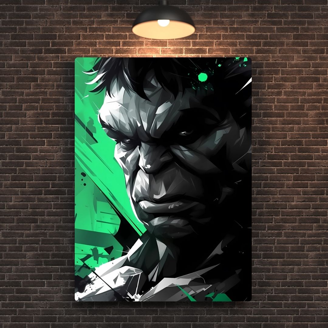 Hulk Metal Poster