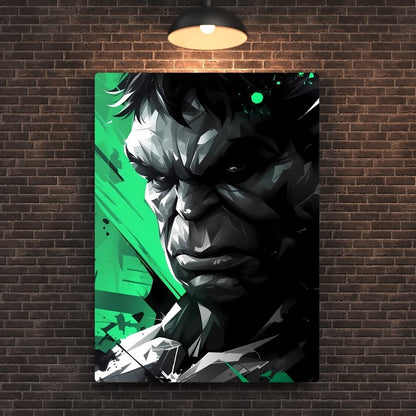 Hulk Metal Poster