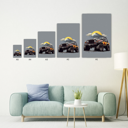 Wrangler Metal Poster