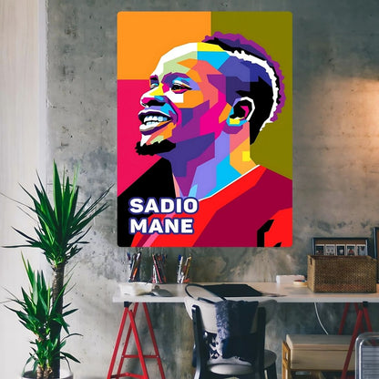 Sadio Mane Metal Poster