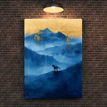 Horse Art Metal Poster