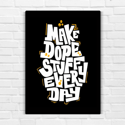 Designer Motivation Metal Poster