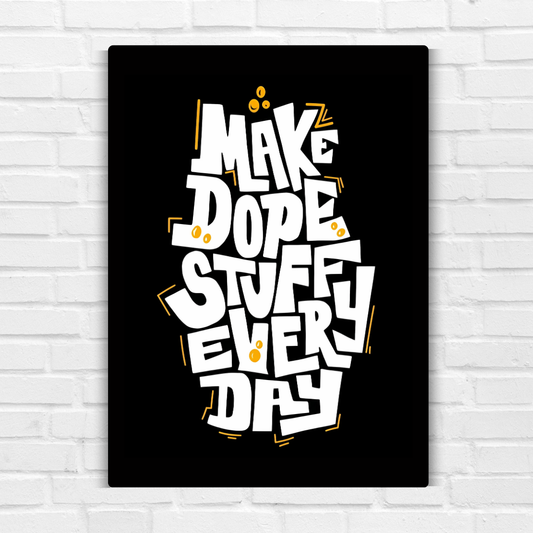 Designer Motivation Metal Poster