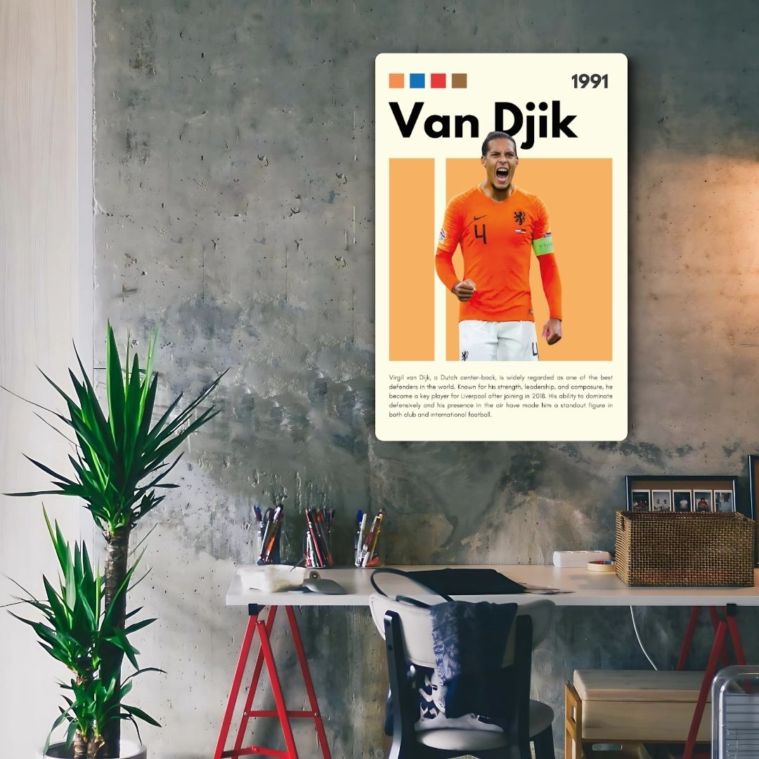 Van Dijk Metal Poster