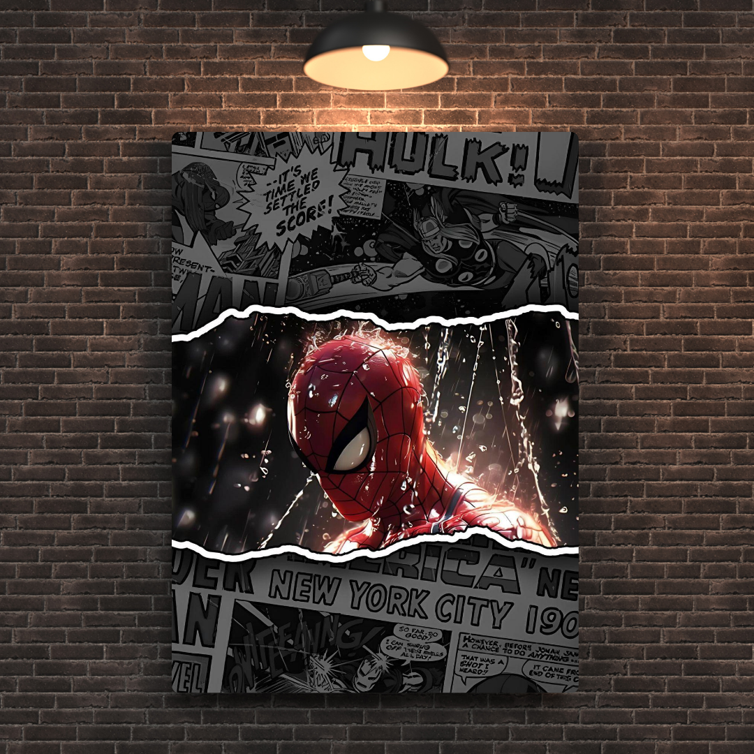 Spidey Metal Poster