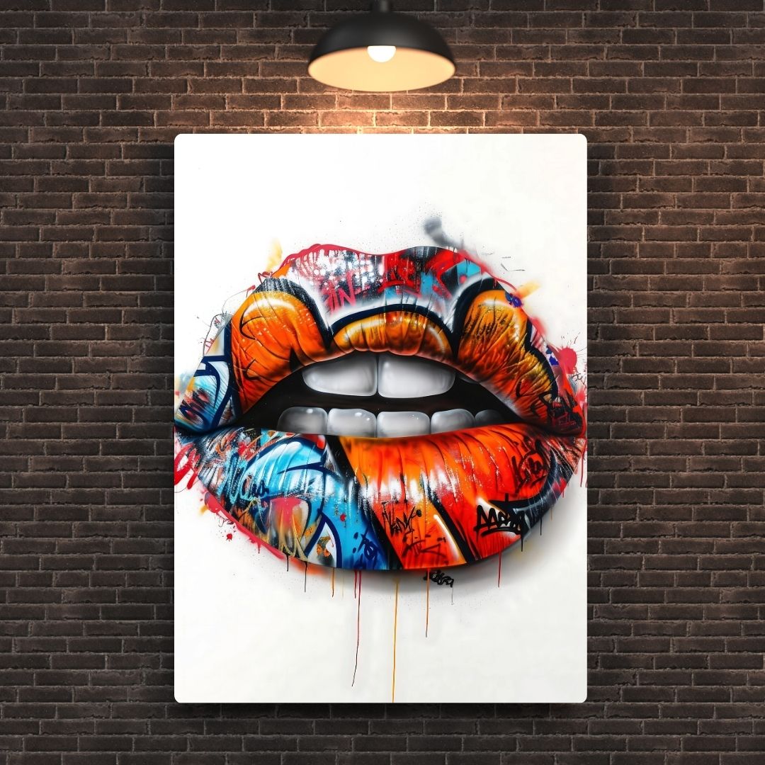 Urban Kiss Metal Poster