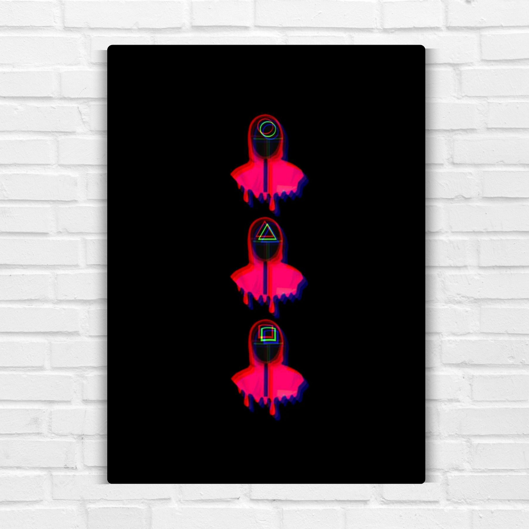 Squid Game Metal Poster