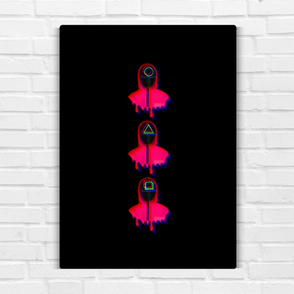 Squid Game Metal Poster