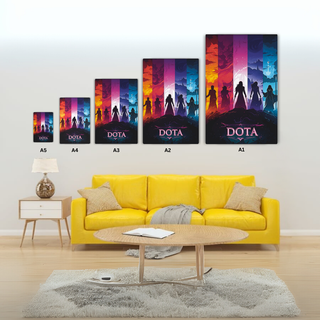 Dota Metal Poster
