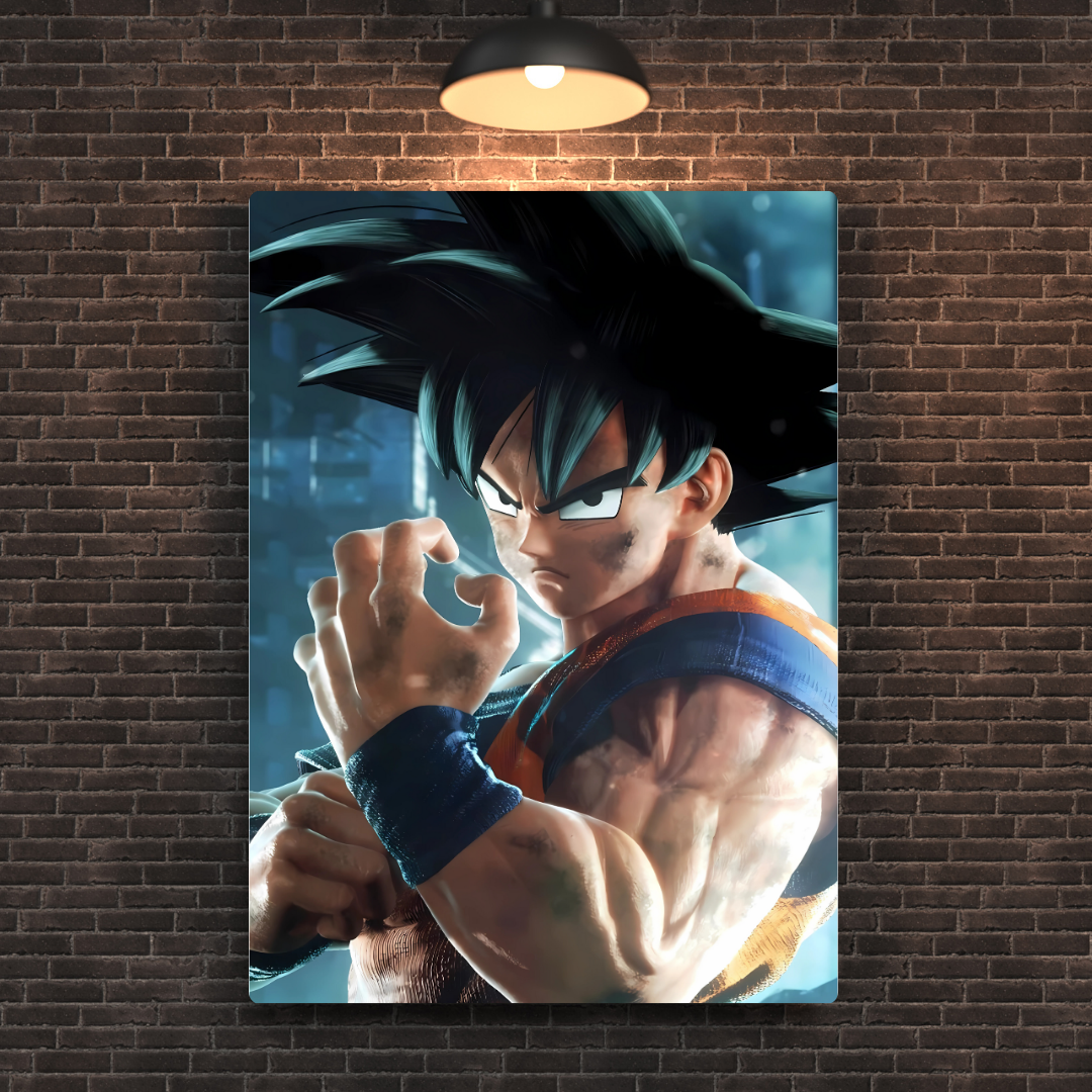 Goku Unbreakable Metal Poster