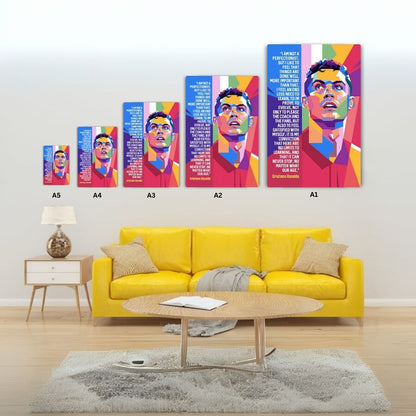 Champion's Mindset CR7 Metal Poster