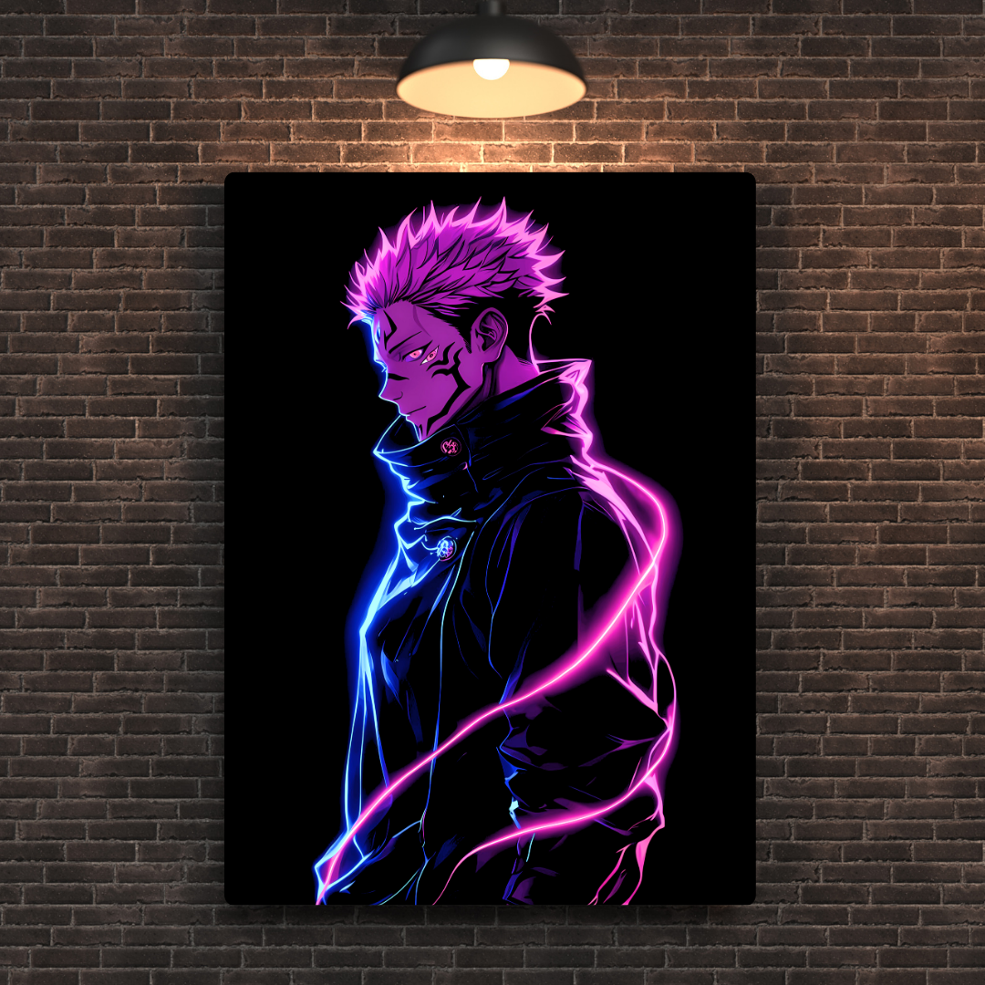 Sukuna x Gojo Amoled Metal Poster