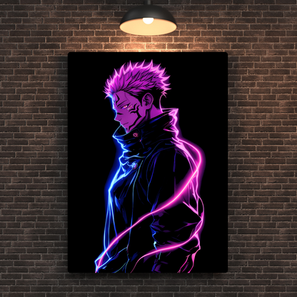Sukuna x Gojo Amoled Metal Poster