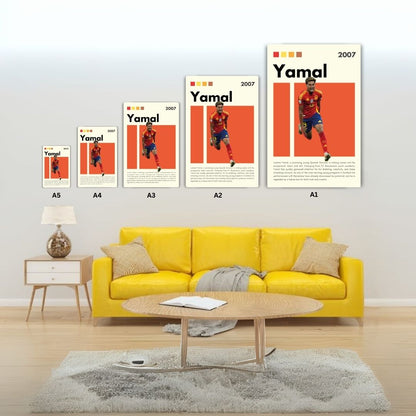 Yamal Metal Poster