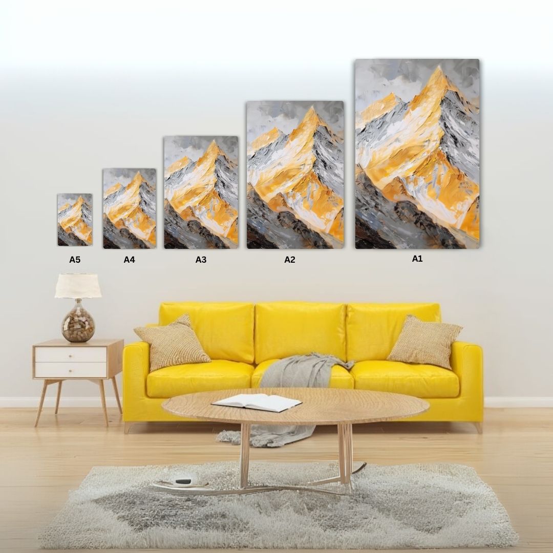 The Majestic Mountains Metal Poster