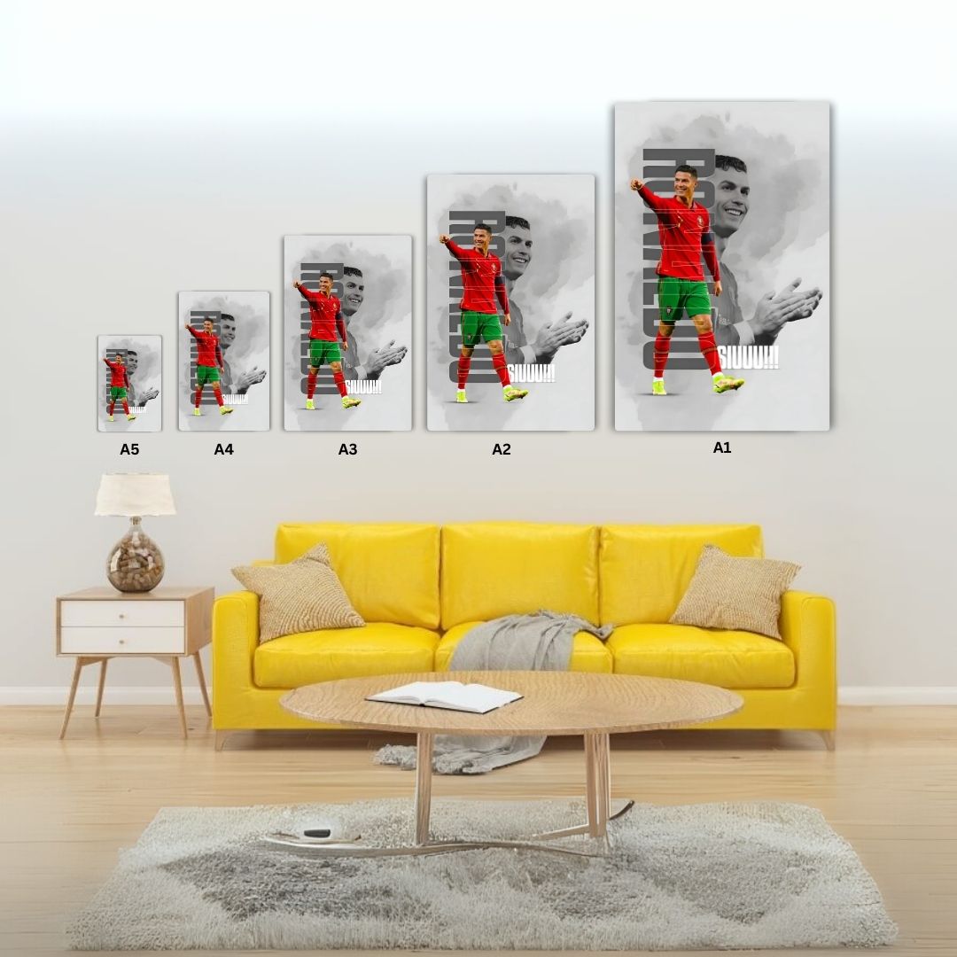 The Icon - C. Ronaldo Metal Poster