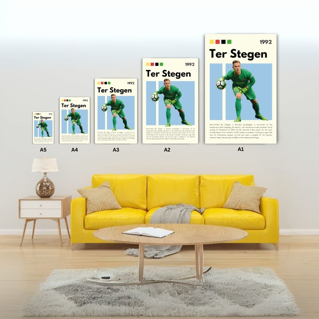 Marc-André ter Stegen Metal Poster