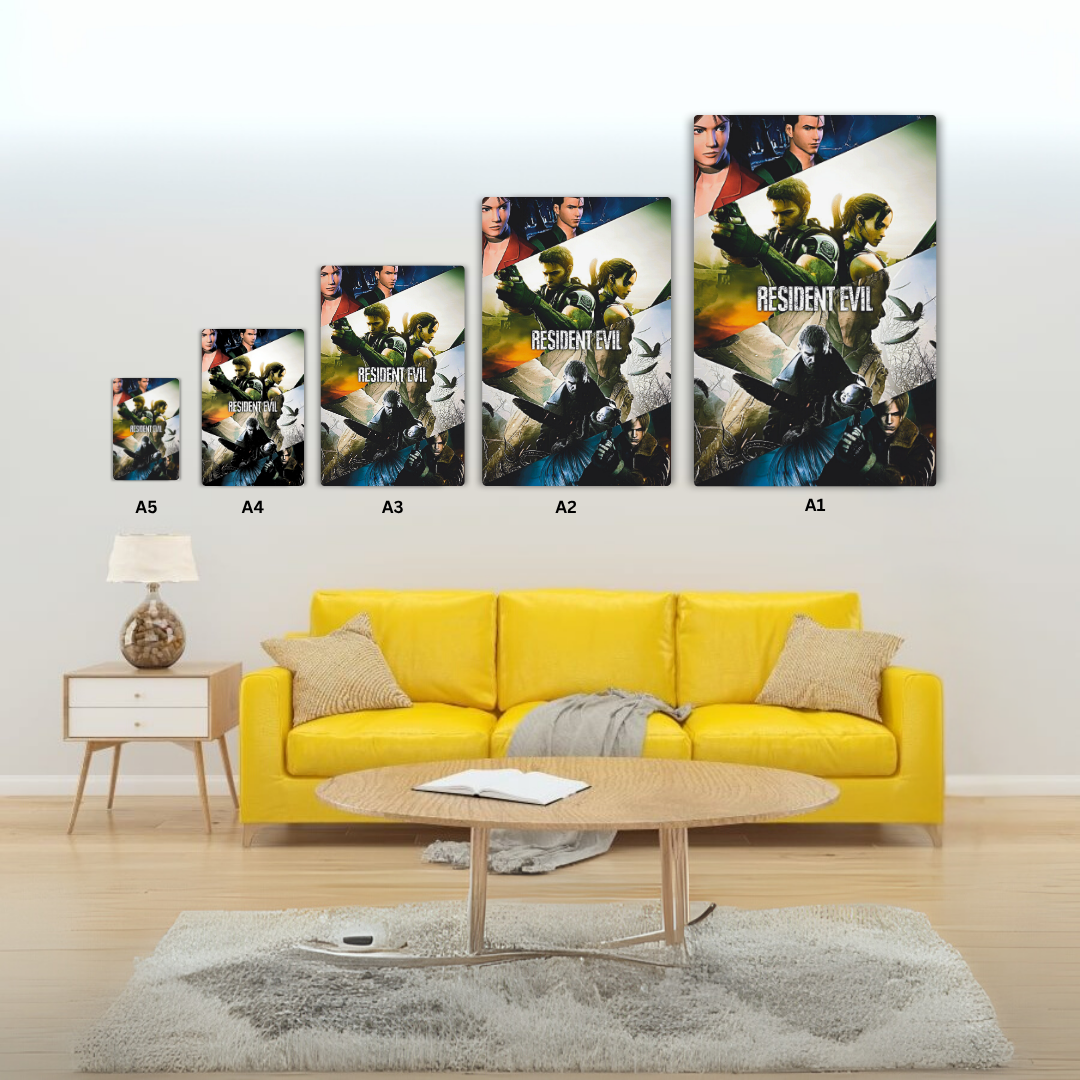 Resident Evil Metal Poster