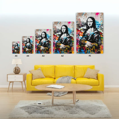 Mona Lisa Metal Poster