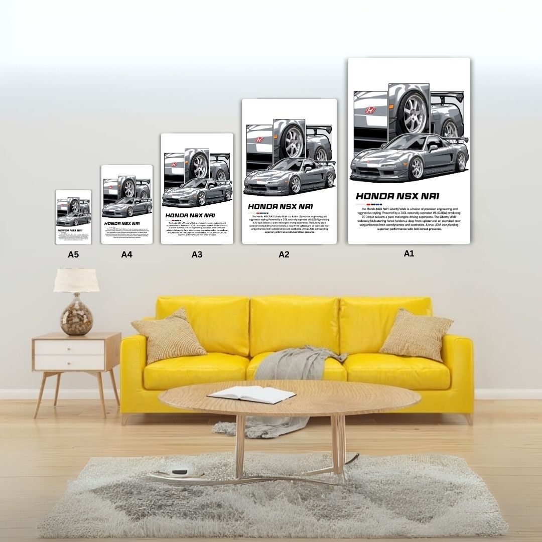 Honda NSX NA1 Metal Poster