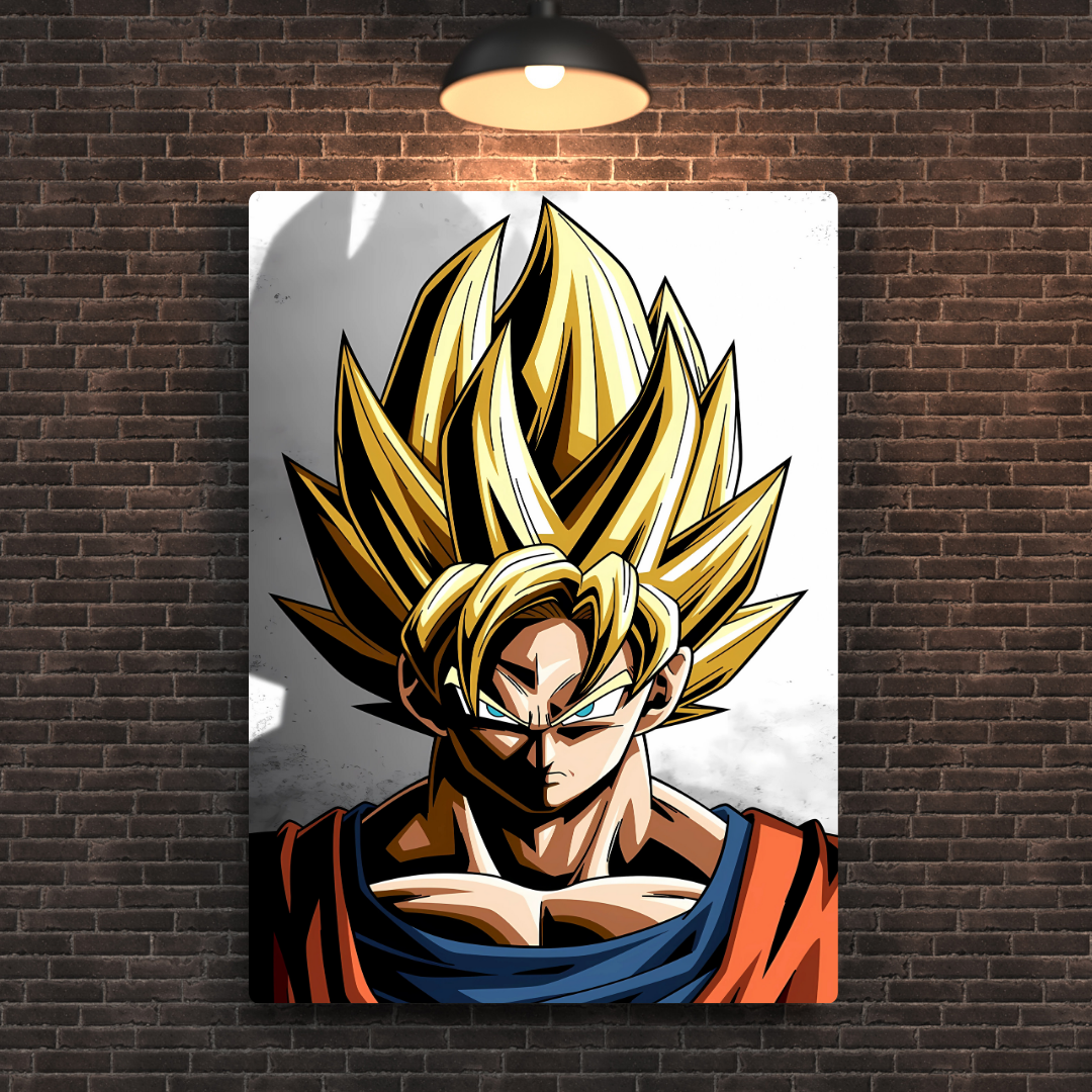 Goku Super Saiyan Metal Poster