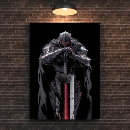 Guts Black Swordsman Metal Poster