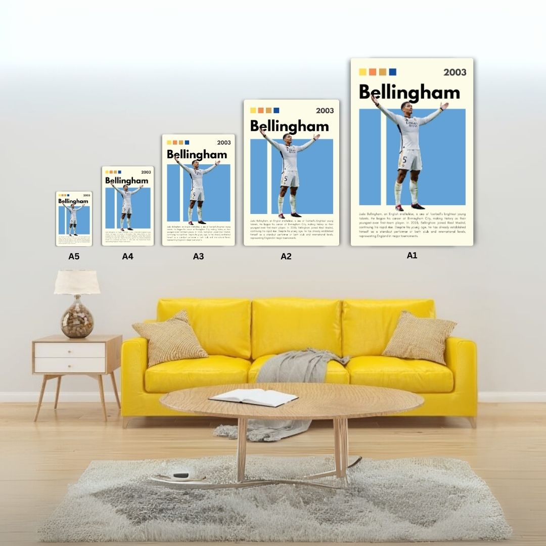 Jude Bellingham Metal Poster