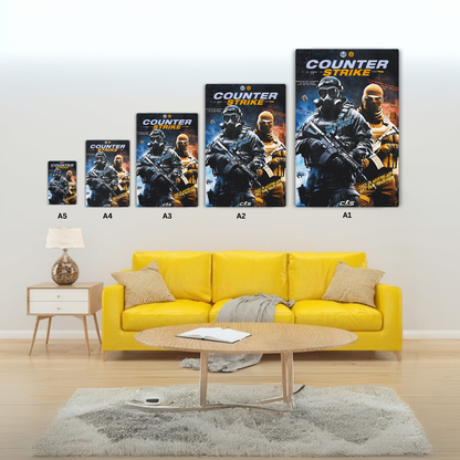 Counter Strike Metal Poster