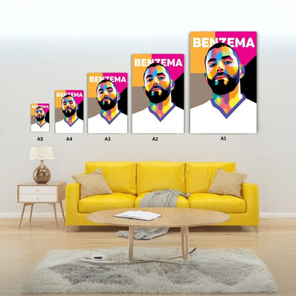 Benzema Metal Poster