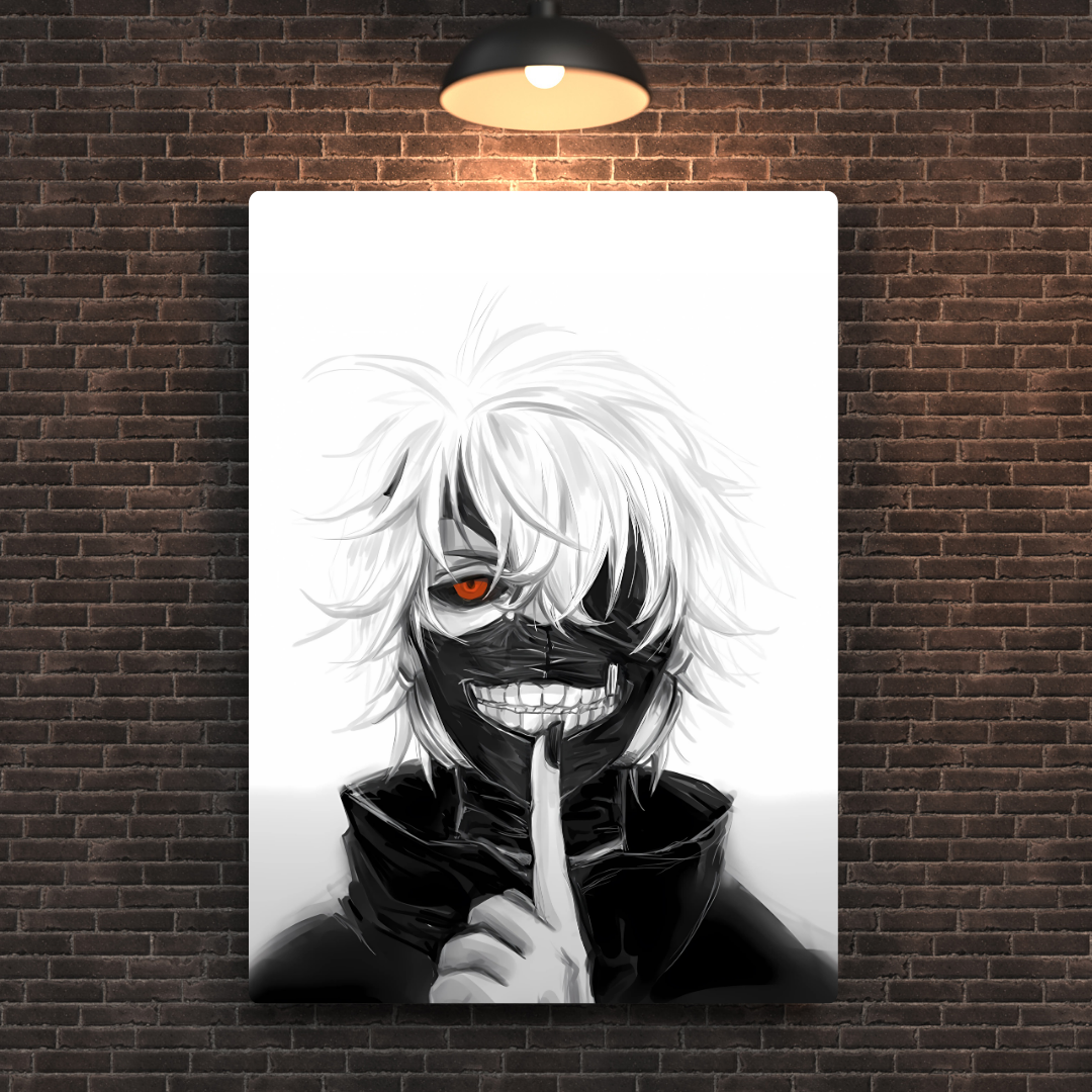 Ken Kaneki - Tokyo Ghoul Metal Poster