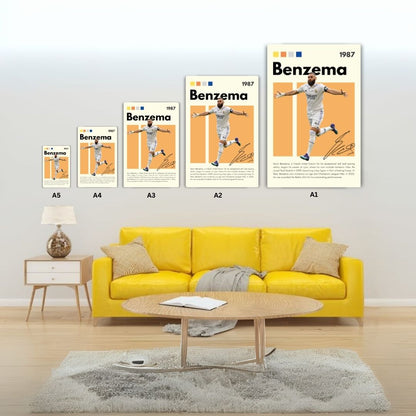 Benzema Metal Poster