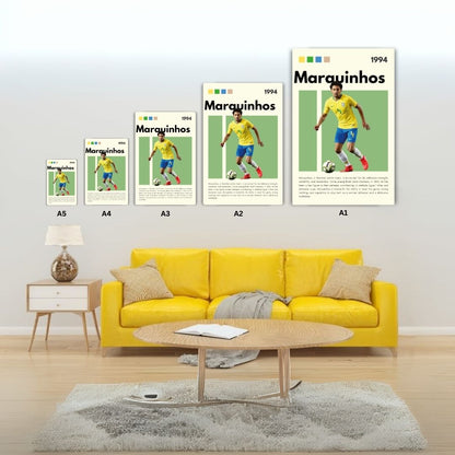 Marquinhos Metal Poster