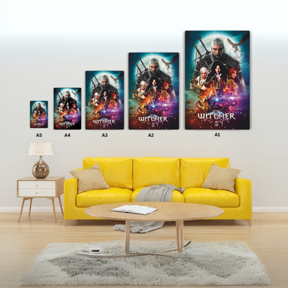 The Witcher Metal Poster