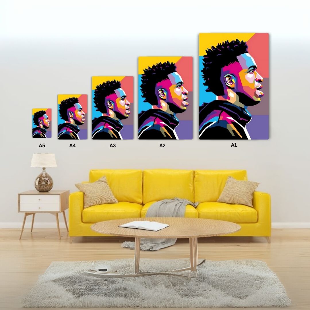 Vini Jr. Metal Poster