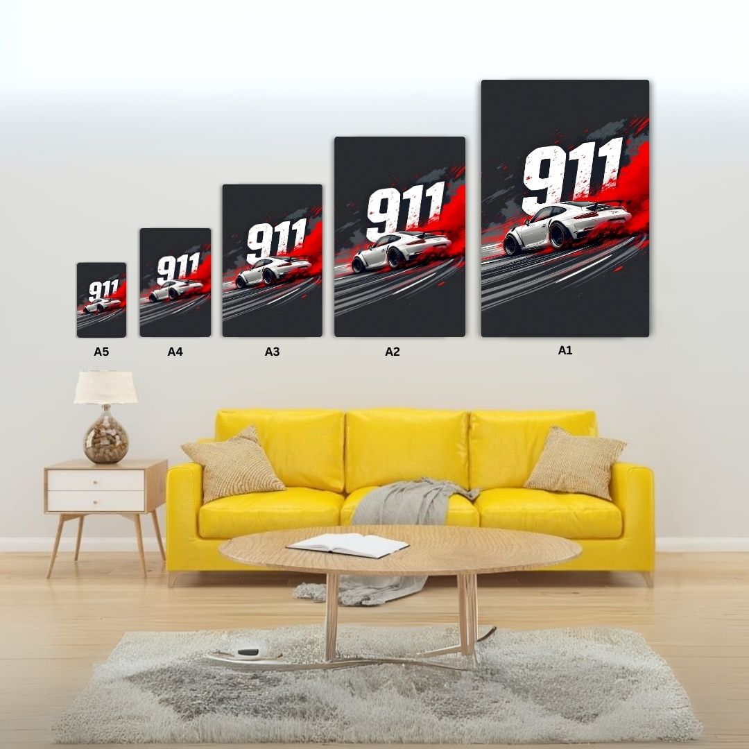 911 on the Edge Metal Poster