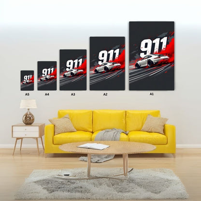 911 on the Edge Metal Poster