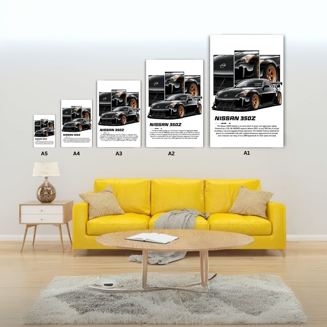 Nissan 350 Z Metal Poster