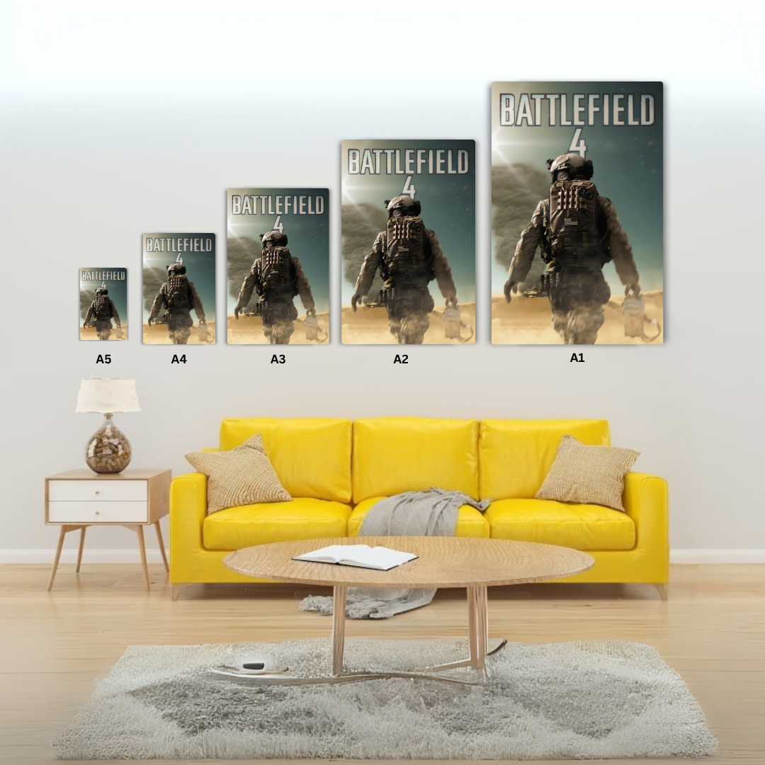Battel Field IV Metal Poster