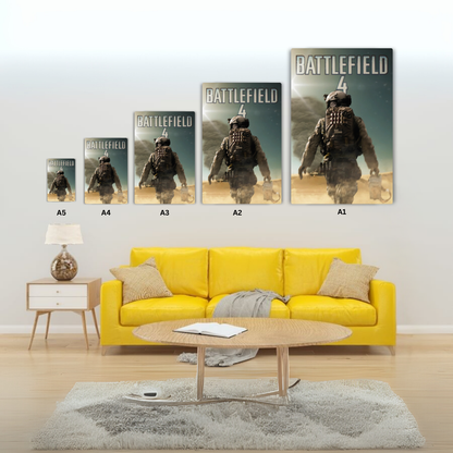 Battel Field IV Metal Poster