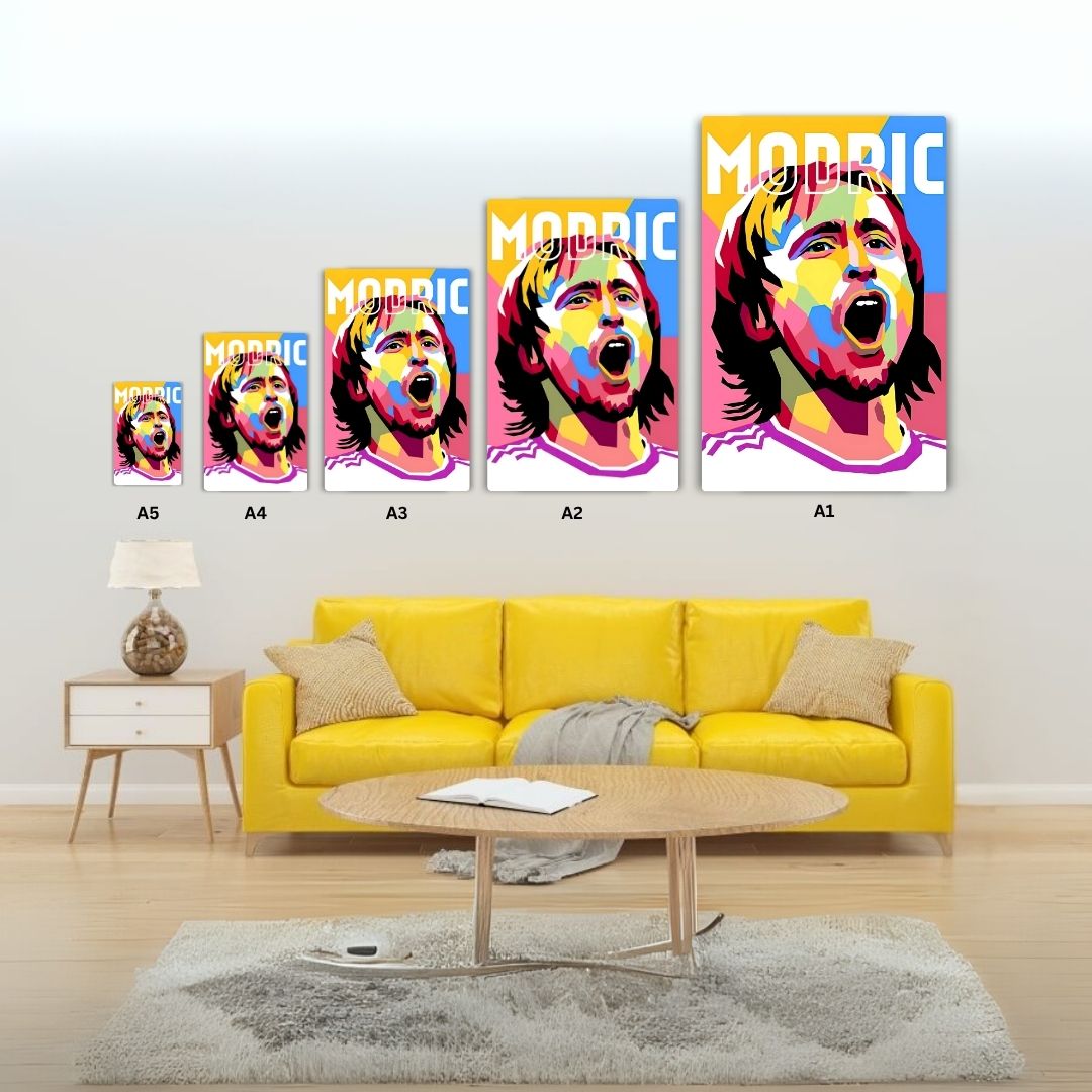 Luka Modric Metal Poster