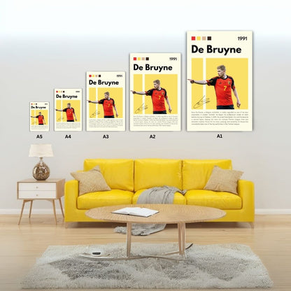 Kevin De Bruyne Metal Poster