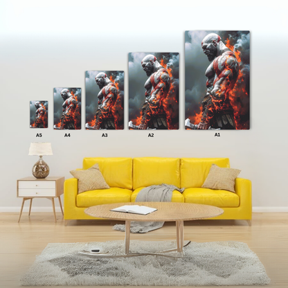 Kratos Metal Poster