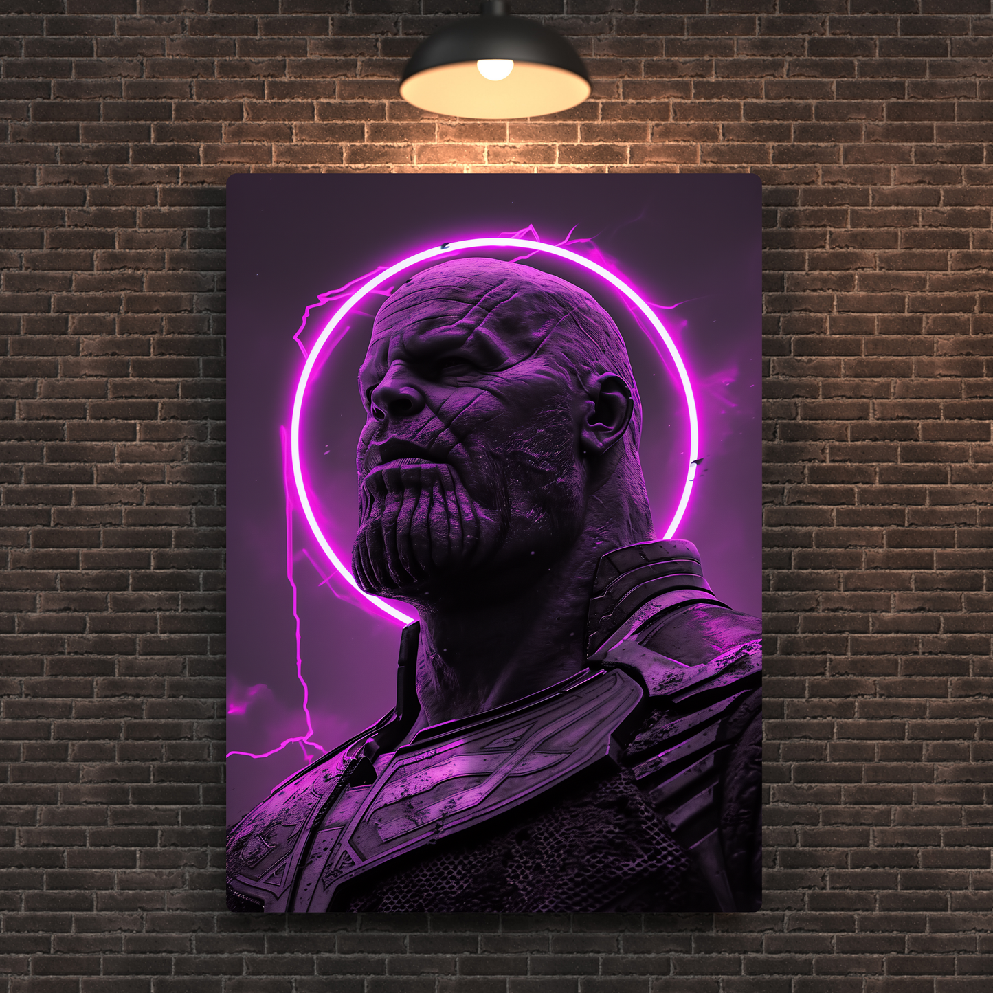 Avengers Thanos Metal Poster - Walltistic 